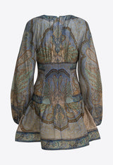 Zimmermann Wanderlust Printed Mini Dress Multicolor 5515DRS262TPBL_9f6f3372-7a8f-4896-a80e-841475265ceb