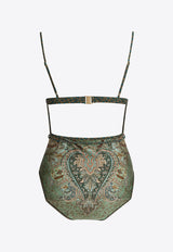 Zimmermann Wanderlust Scalloped One-Piece Swimsuit Green 5755WRS262TPTM_eb42ad3d-df73-4fb5-8af4-557adf0a1f04