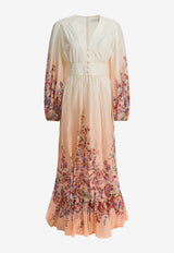 Zimmermann Awaken Floral Midi Dress Multicolor 6875DRS261IVF_58717a7d-6b70-41bc-8226-c7c43fa4a9bf