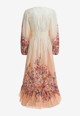 Zimmermann Awaken Floral Midi Dress Multicolor 6875DRS261IVF_58717a7d-6b70-41bc-8226-c7c43fa4a9bf