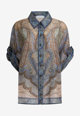 Zimmermann Wanderlust Printed Silk Shirt Multicolor 8624TRS262TPBL_b62a4d52-9c7a-46f0-a53e-6d8660f9d644