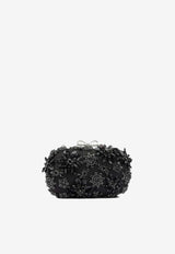 Self-Portrait Crystal Embellished Satin Clutch Bag Black RS26-304-BBLACK_48e22ff5-0d33-4b51-b3cf-9aabc7399cea