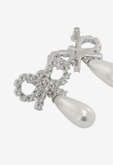 Self-Portrait Crystal Bow Pearl Drop Earrings Pearl RS26-631E-PPEARL_18d55acb-0964-4908-a4a8-2befdf270c55