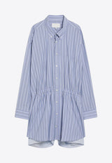 Maison Margiela Striped Double-Layered Shirt Dress Light Blue S29FP0140M35625/R_MARGI-002F