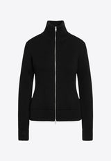 Maison Margiela Wool Ribbed Zip-Up Cardigan Black S29HP0039M13181/R_MARGI-900