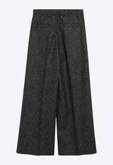 Maison Margiela Wide-Leg Wool Pants Gray S29KA0394M35569/R_MARGI-855M