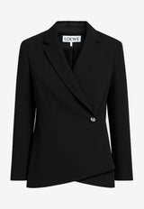 Loewe Twisted Anagram-Pebble Blazer Black S359Y03XA6VI/R_LOEW-1100