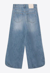 Loewe Logo Patch Faded Boyfriend Jeans Blue S359Y11XDQCO/R_LOEW-8798