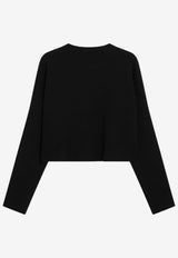 Loewe Anagram Cropped Sweater Black S359Y14KJMWO/S_LOEW-1100