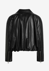 Loewe Leather Biker Jacket Black S359Y34L93LE/S_LOEW-1100