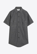 Maison Margiela Buttoned Casual Shirt Gray S50DR0010M30022/Q_MARGI-854