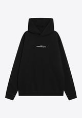 Maison Margiela Reversed Logo Hooded Sweatshirt Black S50GU0167S25503/R_MARGI-962