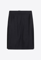 Maison Margiela Paneled Pencil Skirt Navy S51ME0045MTN107/R_MARGI-524