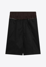 Maison Margiela Paneled Bermuda Shorts Black S51MU0070MTN075/Q_MARGI-900