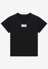 MM6 Maison Margiela Signature Numeric Patch T-shirt Black S52GC0327M20170/S_MM6-900
