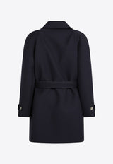 Loewe Double-Breasted Belted Wool Coat Blue S540Y01XBEWO/R_LOEW-5110