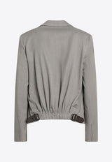 Loewe Mélange Wool Single-Breasted Blazer S540Y03XBMWO/R_LOEW-8586