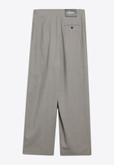 Loewe Mélange Wool Pants with Belt S540Y04XM8WO/R_LOEW-8586