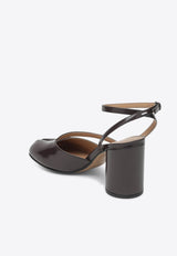 Maison Margiela Tabi 80 Brushed Leather Pumps Brown S58WP0280P8193/R_MARGI-T2358