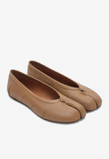 Maison Margiela Tabi Leather Ballet Flats Beige S58WZ0127P6378/S_MARGI-T4091