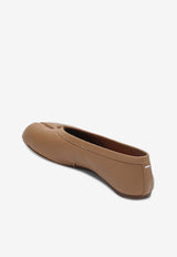 Maison Margiela Tabi Leather Ballet Flats Beige S58WZ0127P6378/S_MARGI-T4091