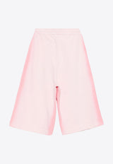 MSGM Kids Girls Airbrushed Logo Shorts Pink S5MSJUBE237_PINK