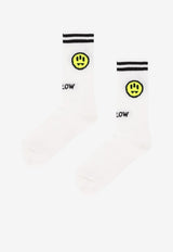 Barrow Kids Boys Iconic Ribbed Socks Off-white S6BKJUSO027_OFF-WHITE