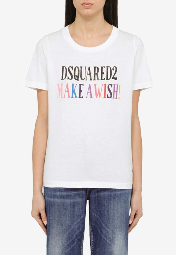 Dsquared2 Logo-Printed Crewneck T-shirt S75GD0404S24668/O_DSQUA-100