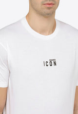 Dsquared2 Be Icon Crewneck T-shirt White S79GC0010S23009/O_DSQUA-989