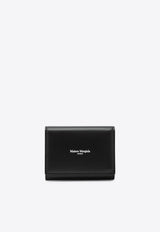 Maison Margiela Compact Logo Print Wallet Black SA2UI0014P8729/R_MARGI-H1145