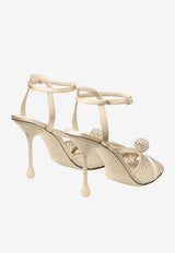 Jimmy Choo Sarai 95 Dégradé Galaxy Crystal Mesh Sandals Gold SARAI SANDAL 95 YDZ LIGHT SOFT GOLD/LIGHT SOFT GOL