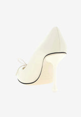 Jimmy Choo Scarlett 95 Nappa Leather Pumps Latte SCARLETT 95 NAP LATTE