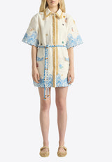 ANTIPODEAN Pipeline Shirt Dress White SD0133R26PIP_WHITE MULT
