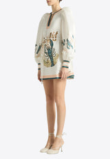 ANTIPODEAN Beach Club Shift Dress White SD0171R26BEA_WHITE MULT