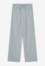 Elasticated Straight-Leg Pants