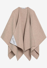 Max Mara Serra Wool-Blend Poncho Beige SERRACO/R_MAXM-002