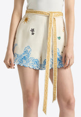 ANTIPODEAN Pipeline Mini Shorts White SH0116R26PIP_WHITE MULT