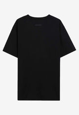 MM6 Maison Margiela Signature Numeric Patch T-shirt Black SH0GC0032M20170/S_MM6-900