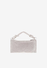 Cult Gaia Nano Hera Knotted Top Handle Bag Silver SH2086MS_SILVER