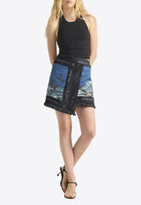 ANTIPODEAN Wavepool Mini Skirt Blue SK0147R26WAV_BLUE MULTI