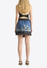 ANTIPODEAN Wavepool Mini Skirt Blue SK0147R26WAV_BLUE MULTI