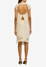 Cult Gaia Shaya Broderie Anglaise Linen Skirt Off-white SK32694LN3390_OFF-WHITE
