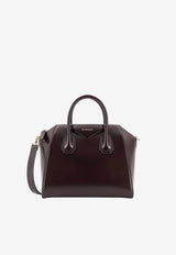 Small Antigona Leather Top Handle Bag