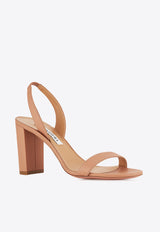 Aquazzura So Nude 85 Slingback Sandals SNBMIDS0-NAP-PWP