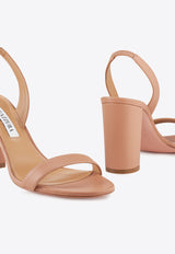 Aquazzura So Nude 85 Slingback Sandals SNBMIDS0-NAP-PWP
