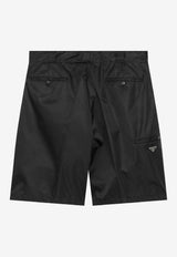 Prada Re-Nylon Bermuda Shorts Black SPG32WMO1WQ8/S_PRADA-F0002