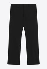 Prada Logo Tailored Pants Black SPH25211QL/R_PRADA-F0002