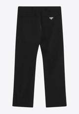 Prada Logo Tailored Pants Black SPH25211QL/R_PRADA-F0002