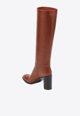 SARTORE Cavaillon 80 Leather Knee-High Boots Brown SR3047LE/R_SARTO-BR