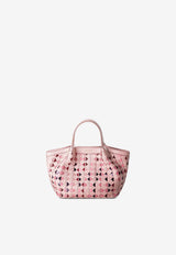 Serapian Mini Secret Mosaico Leather Shoulder Bag Pink SRMDAWLL684519ABU5_PINK